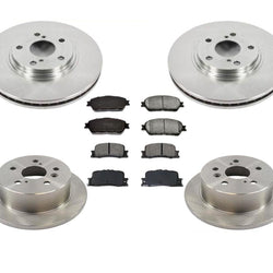 Se adapta a rotores de freno delanteros y traseros Toyota Avalon 2005-2007 y pastillas de cerámica.