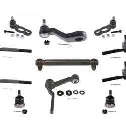 95-97 Town Car Marquis Crown Vic Links Ball Joints I Arm Pitman Arm Tie Rods Kit