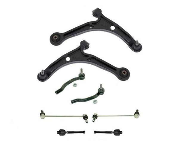 2001 MDX 2003-05 Pilot 8 piezas brazo de control inferior rótula varillas de amarre kit de barra estabilizadora