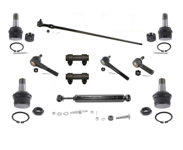 Juntas de bola de barra de acoplamiento de arrastre 11 piezas para Chevrolet K10 Pick Up 4 ruedas motrices 81-91