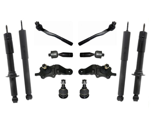 For 96-02 4Runner (2) Front Struts 2 Shocks 4 Ball Joints 4 Tie Rods 12Pc Kit