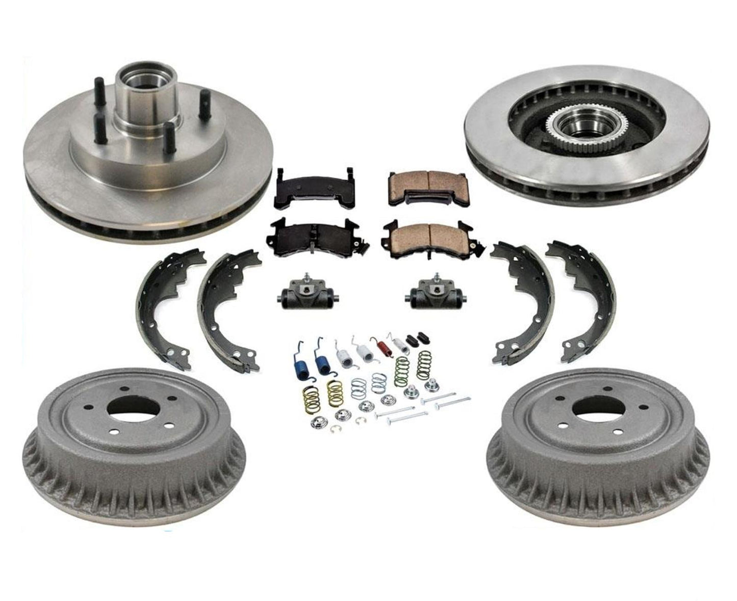 Rotores de freno con rodamientos traseros delanteros para GMC S10 Pick Up ABS tracción trasera 94-02