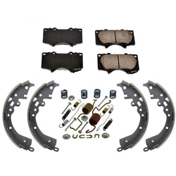 New Front Brake Pads Brake Shoes + Springs for Toyota Tacoma 4 Wheel Drive 05-12