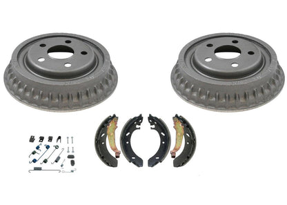 Tambores de freno trasero, zapatas de freno y kit de resorte para Dodge Stratus y Breeze 95-97