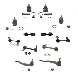 For 2002 - 2003 Envoy Trailblazer Ball Joint Inner Tie Rod Sway Bar links 12 PC