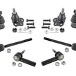 For 00-04 4 Wheel Drive Dakota Inner Outer Tie Rod Ends Upp Low Ball Joints 8pc