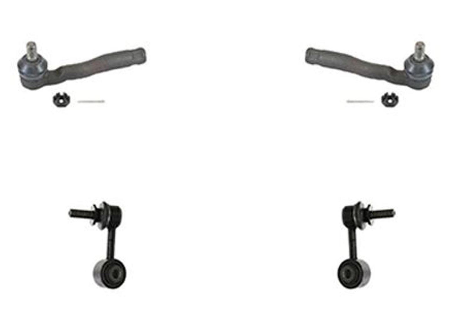 Fits 07-14 Toyota Tundra 2008-2019 Front Tie Rods Sway Bar Links 4Pc Kit