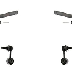 Fits 07-14 Toyota Tundra 2008-2019 Front Tie Rods Sway Bar Links 4Pc Kit
