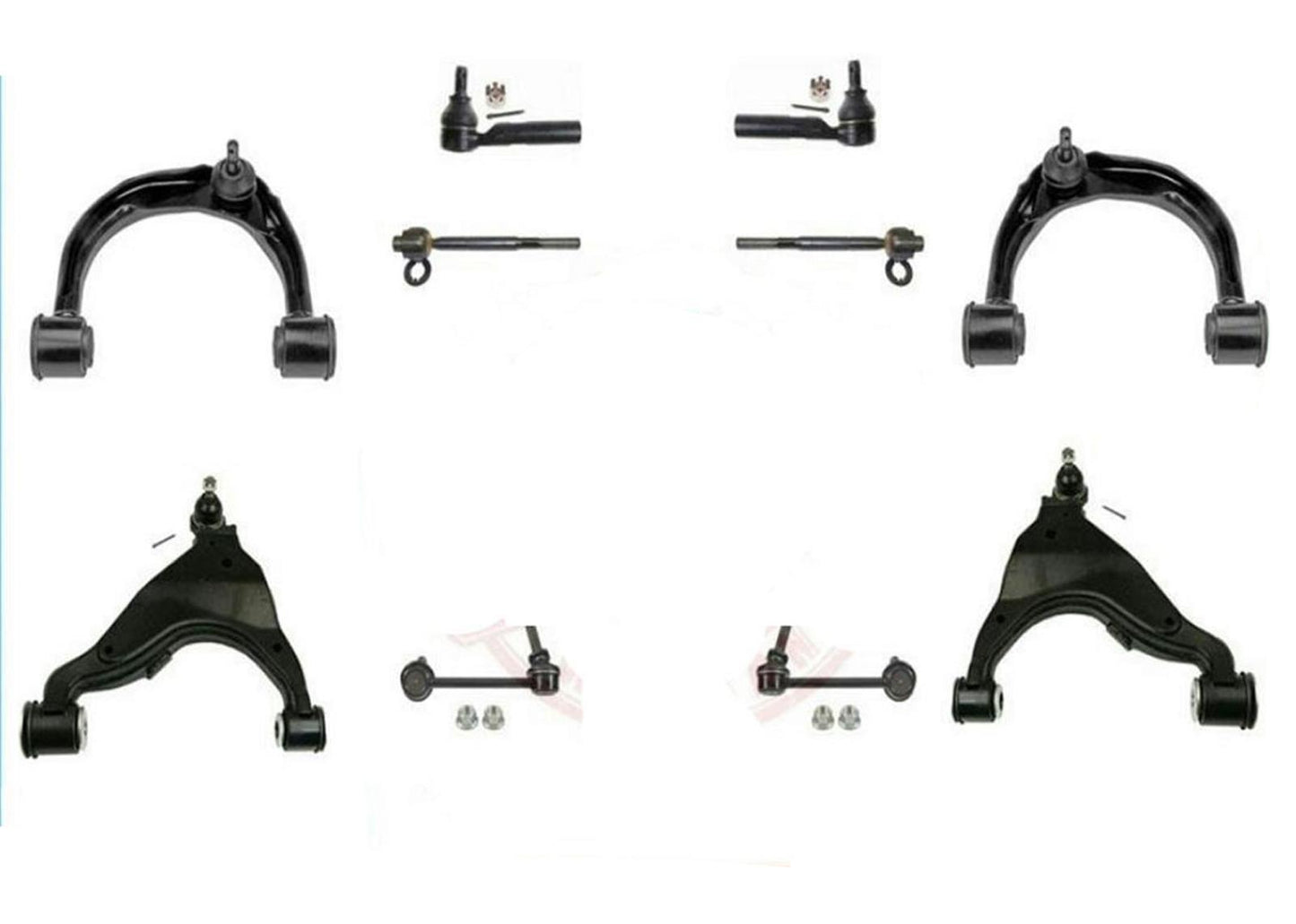 Brazos de control, varillas de amarre, enlaces de barra estabilizadora para Toyota 4Runner para Lexus GX470 03-09