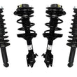 Front & Rear (4) Comp Coil Spring Strut Assembly Fits for 05-09 Subaru Outback