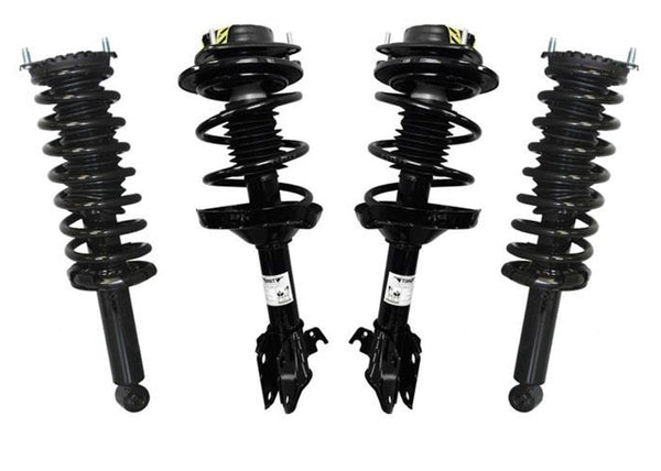 Front & Rear (4) Comp Coil Spring Strut Assembly Fits for 05-09 Subaru Outback