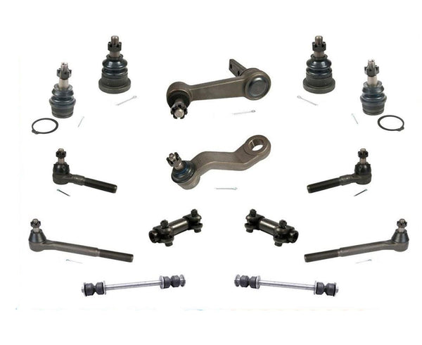 Tracción en la rueda trasera 97-99 Ram Pick Up 1500 Idler Pitman Arm Sway Bars Tie Rods 14Pc