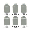 (6) Duramax Diesel Fuel Filters For 2001-2015 Chevrolet GMC 6.6