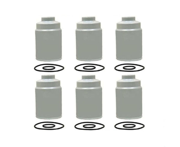 (6) Duramax Diesel Fuel Filters For 2001-2015 Chevrolet GMC 6.6