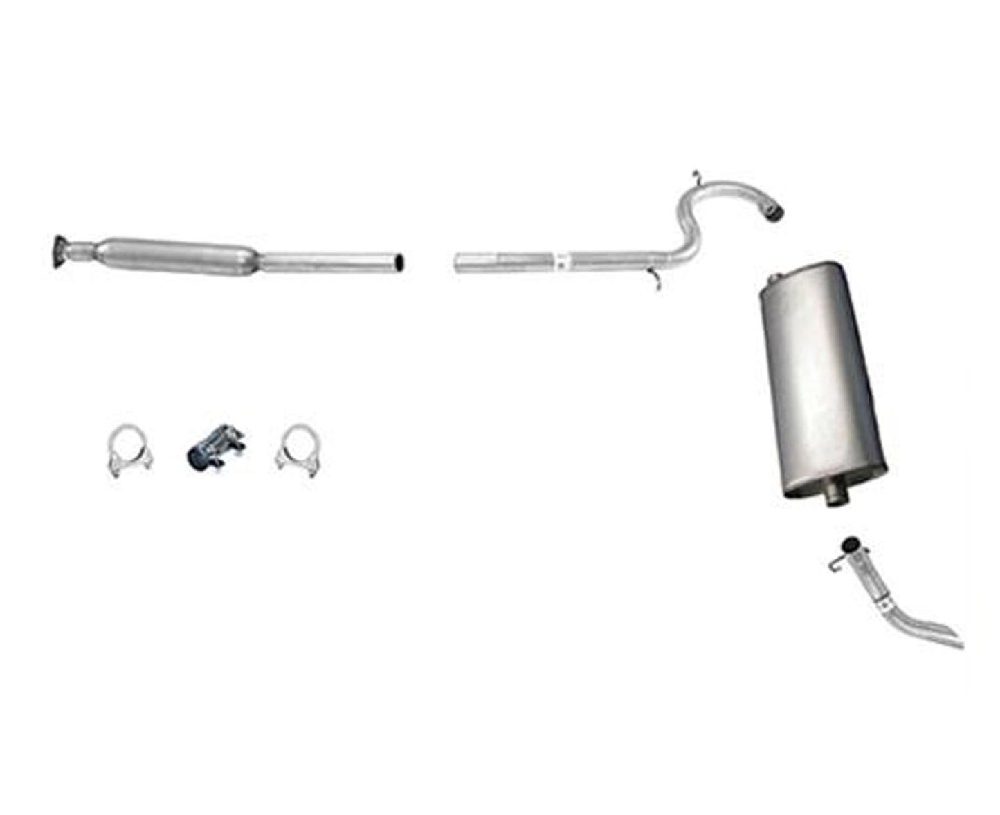 Fits 02-03 Saturn Vue 3.0L Exhaust Resonator Pipe Muffler System