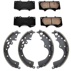 Front Brake Pads Rear Brake Shoes For Toyota Tacoma 4x4 4 Wheel Drive 2005-2012