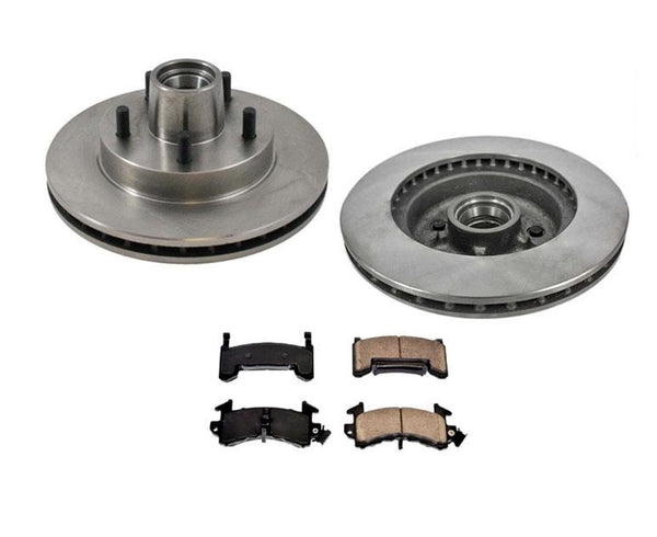 88-92 Camaro Firebird Front Brake Disc Brake Rotors & Ceramic Pads