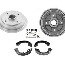 Fits 1995 1996 1997 GEO Metro 3 Door Hatch Rear Brake Drums & Brake Shoes