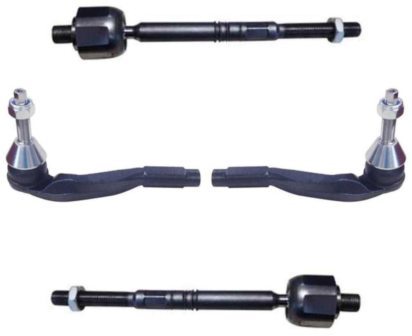 Front Inner and Outer Tie Rods For Mercedes Benz C300 4Matic 2015 2016 2021