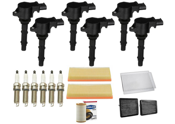 Ignition Coils & Spark Plugs & Filters For Mercedes Benz C280 3.0L 2006-2007