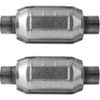 2 New York CARB Approved Weld in Universal Catalytic Converter 2.25" Inch ID