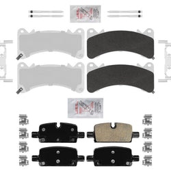 Performance Galvanized HD Disc Brake Pads for GMC Yukon w/ Brem Braking 21-24