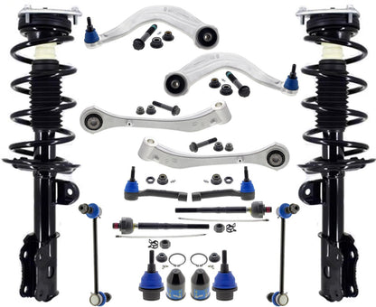 Front Struts Control Arms Tie Rods & Links For Ford Explorer 2.3L 2020-2023