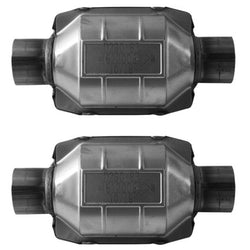 2 New York CARB Approved Weld in Universal Catalytic Converter 2.50