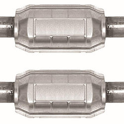 2 New York CARB Approved Weld in Universal Catalytic Converter 2.00