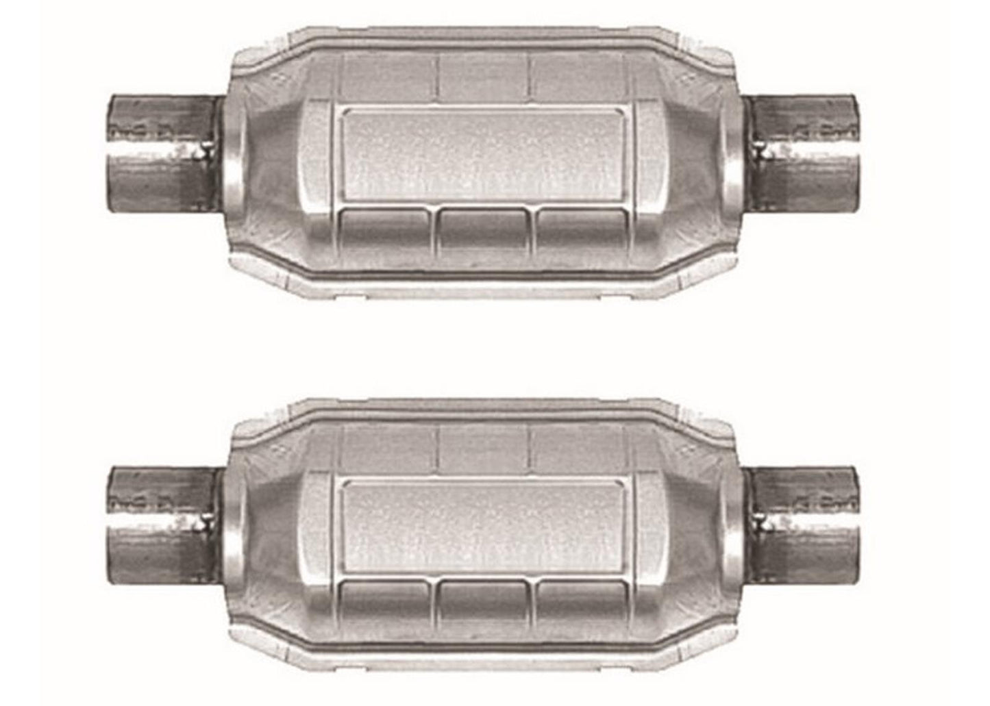 2 New York CARB Approved Weld in Universal Catalytic Converter 2.00" Inch ID