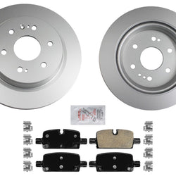 R Heavy Duty 345MM Disc Brake Rotors Pads for GMC Yukon 21-24 w/ Brem Braking