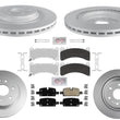 Heavy Duty 409.56MM Disc Brake Rotors Pads for GMC Yukon w/ Brem Braking 21-24