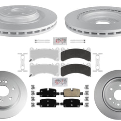 Heavy Duty 409.56MM Disc Brake Rotors Pads for GMC Yukon w/ Brem Braking 21-24