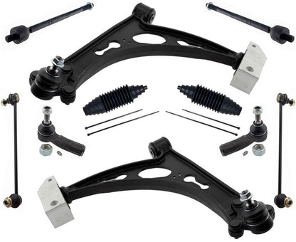 Front Struts Control Arms Tie Rods & Links For Volkswagen GTI 2.0L 2010-2013 - Photo 2