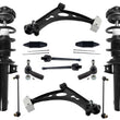 Front Struts Control Arms Tie Rods & Links For Jetta 06-14 W Dynamic Headlights