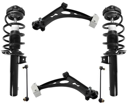 Front Complete Struts Lower Control Arms & Links For Volkwagen GTI 2.0L 10-2013 - Photo 1
