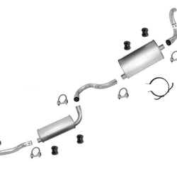 88-92 Volvo 740 GL GLE 2.3L / 91-95 940 2.3L Sistema de escape con tubo silenciador