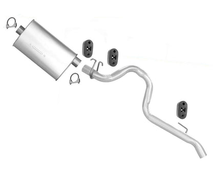 Muffler Tail Pipe Exhaust System For Jeep Wrangler 2.5L 4.0L 1993 1994 1995