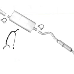 Para 96-00 Caravan V6 con sistema de escape silenciador de base de rueda estándar 113 Inc