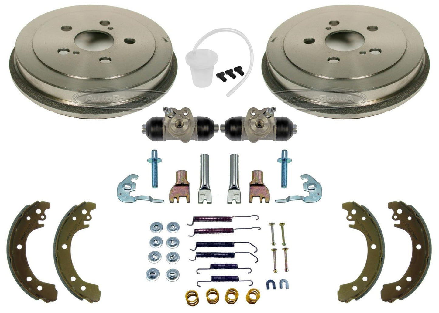 Drums Shoes & Wheel Cylinders for Toyota Corolla 03-08 VIN Starting in 1,2,3,4,5