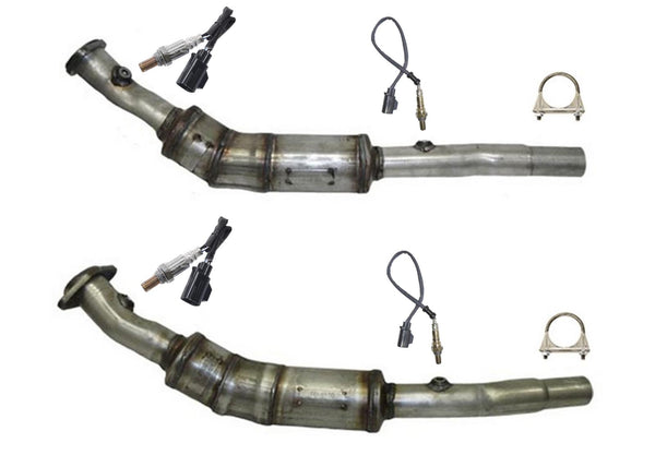 Left Right Catalytic Converters for Land Rover Range Rover 2006 W/ O2 Sensors