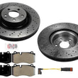 OE Style Front Disc Brake Rotors Pads For Mercedes Benz CL550 2009-2014