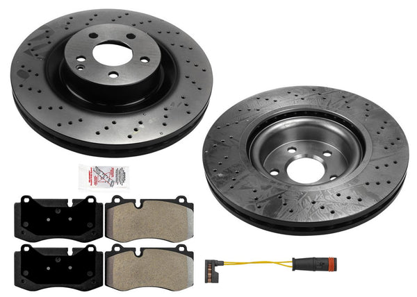 OE Style Front Disc Brake Rotors Pads For Mercedes Benz CL550 2009 2010 2014