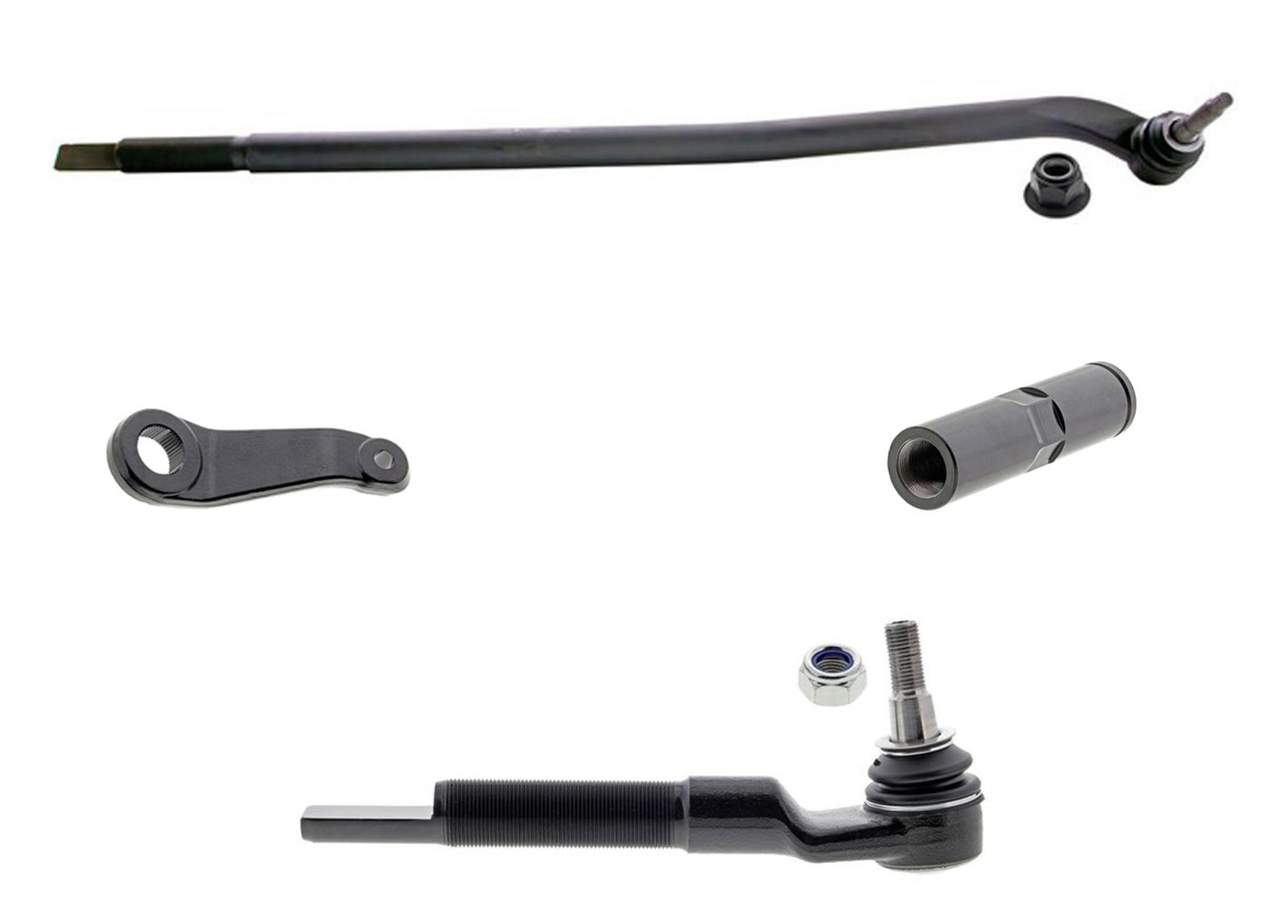 Front Steering Tie Rods Pitman Arm Drag Link for Ram 2500 2014-2018 4 Wheel Drv