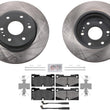 Front Coated Disc Brake Rotors Ceramic Pads Sensor Fits 2021 Chevrolet Tahoe