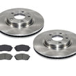 Front Brake Disc Rotors & Ceramic Brake Pads For Mazda 6 2.5L 2014-2017