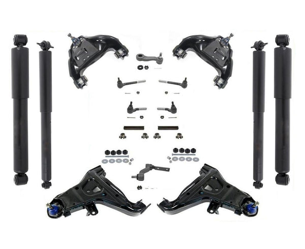 99-05 S10 Blazer 4 ruedas brazos de control bujes barras de amarre amortiguadores oscilantes 18 piezas