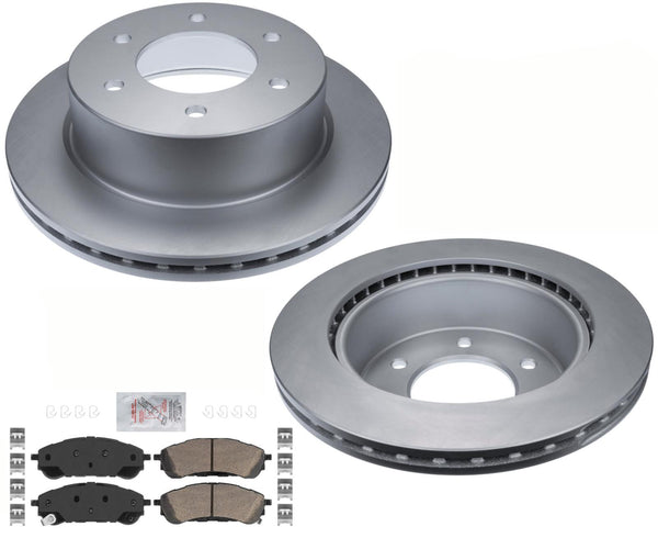 Pastillas de freno de rotores de freno trasero recubiertas para Ford Ranger 19-21 fabricadas en América del Norte