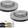 Coated Disc Brake Rotors Ceramic Pads For Lexus RX350 2016-2021 & RX450h 16-20