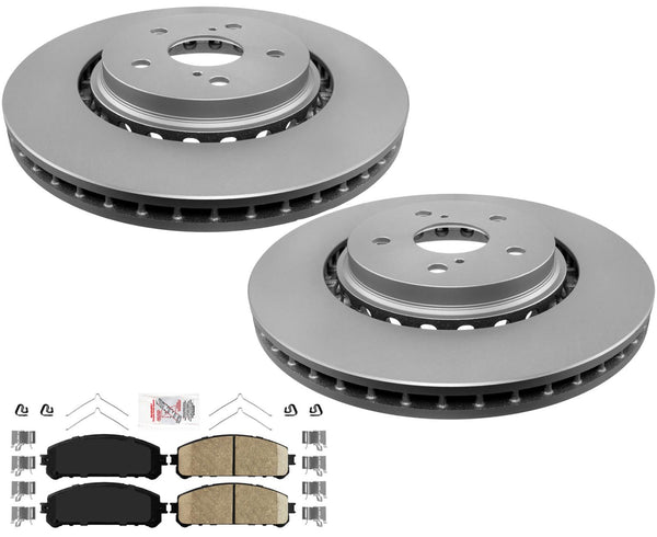 Coated Disc Brake Rotors Ceramic Pads For Lexus RX350 2016-2021 & RX450h 16-20